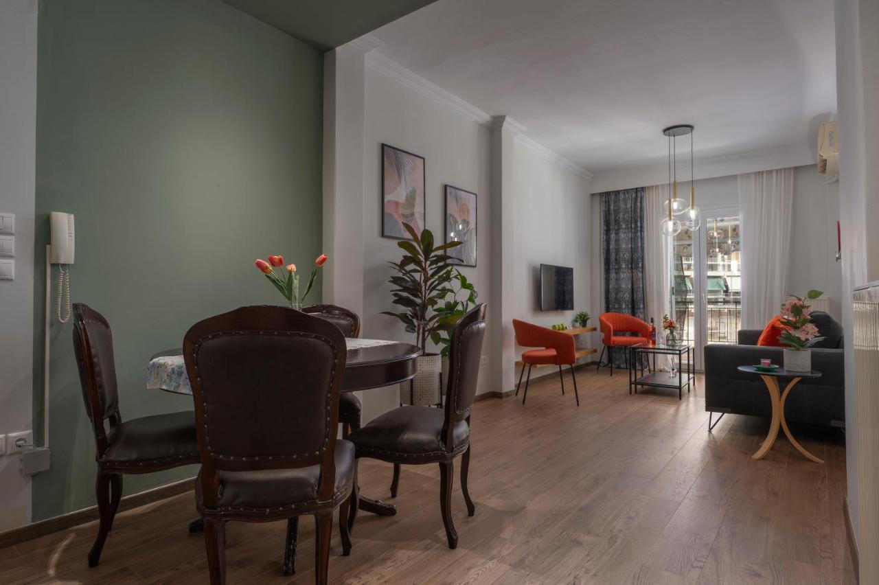 Estia Thessaloniki Apartment, Cozy, Spacious, Sunny, 2 Rooms-5 Beds Ngoại thất bức ảnh