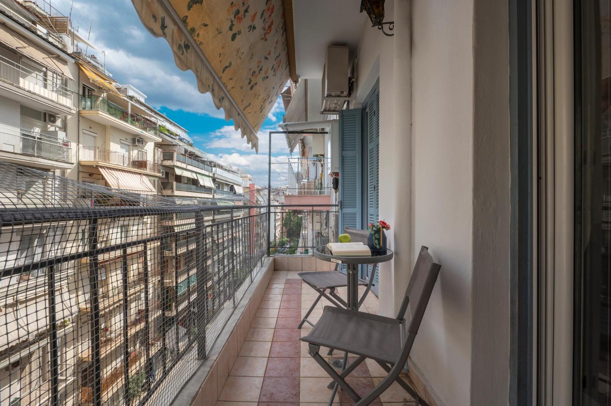 Estia Thessaloniki Apartment, Cozy, Spacious, Sunny, 2 Rooms-5 Beds Ngoại thất bức ảnh